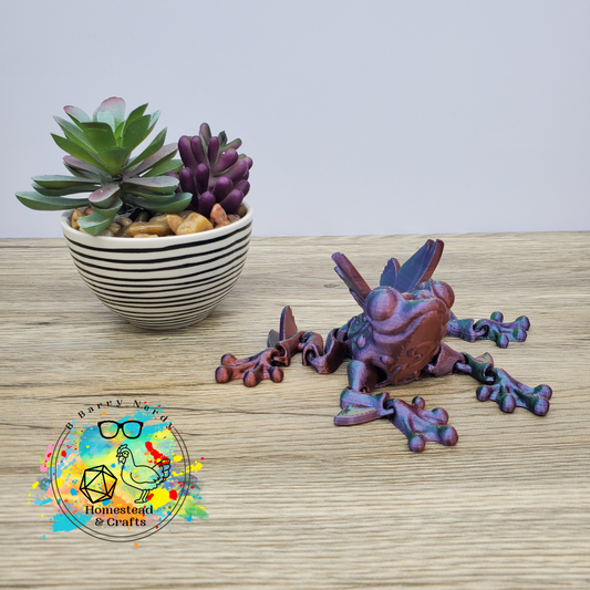Flexi Flutter Frog- Tri Color Perspective