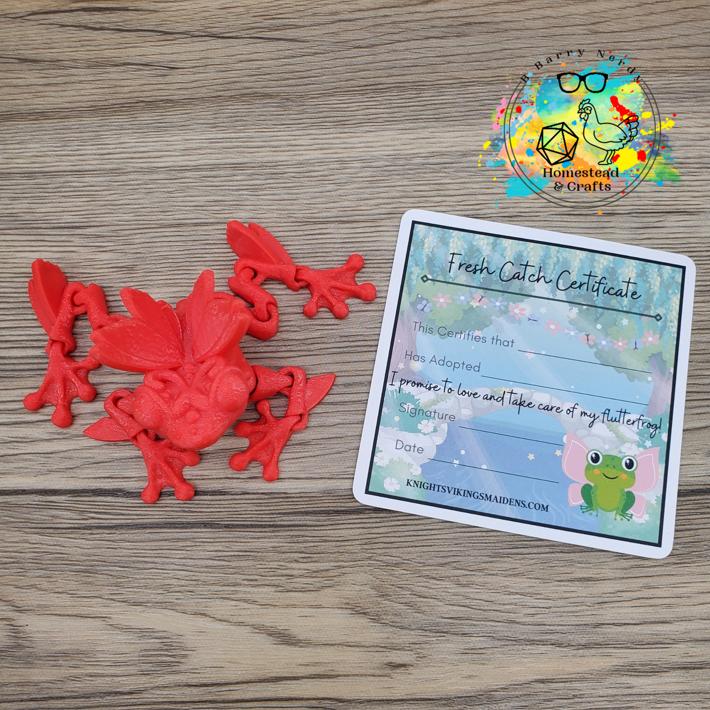 Flexi Flutter Frog- Tri Color Perspective