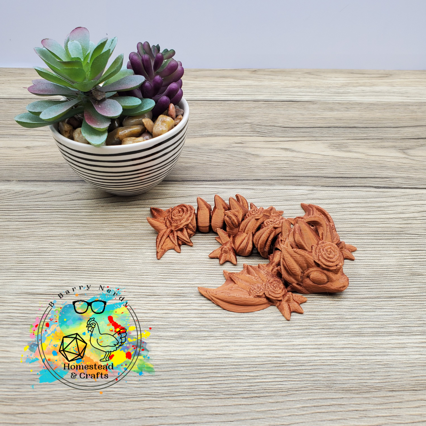 Flexi Tiny Rose Wyvern- Copper