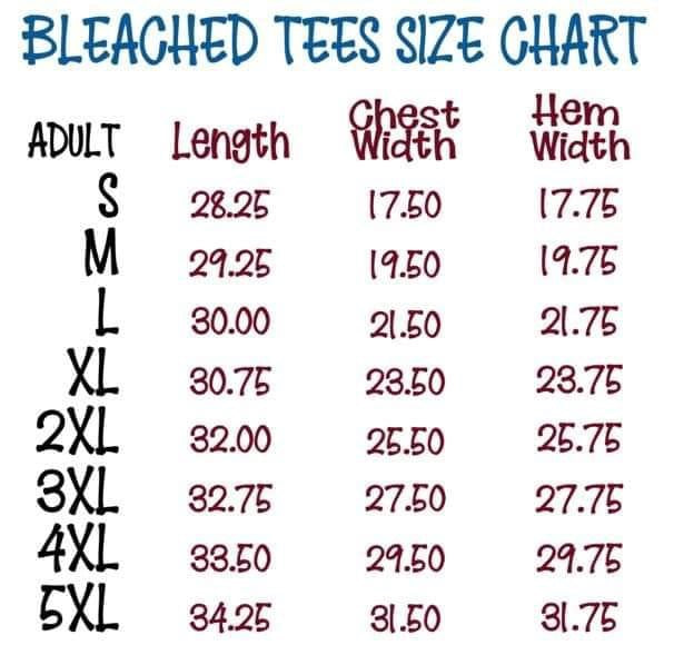 Things that Make me Happy, Sublimated Faux Bleach Shirt