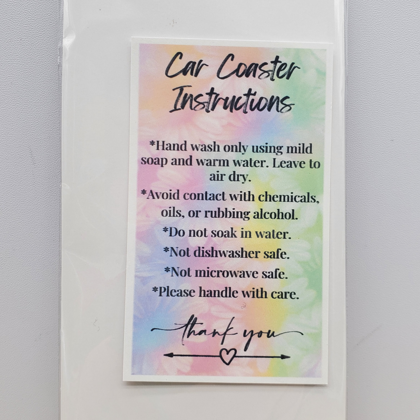 Salty but Sweet Floatie, Set of 2 Neoprene Car Coasters