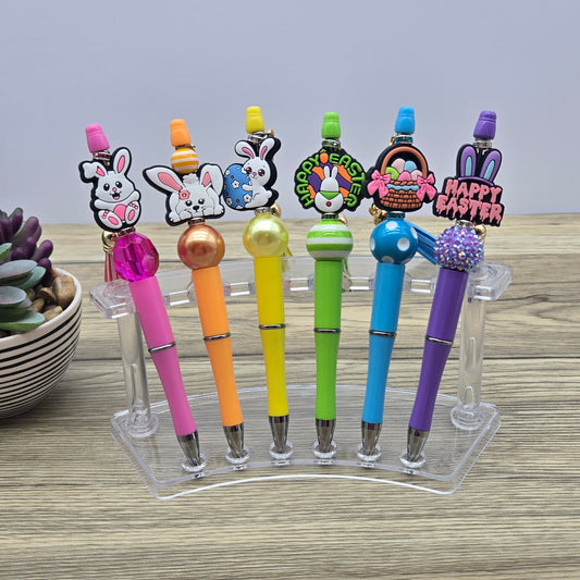 Your Choice of One: Easter Theme Focal, Acrylic Bubblegum Ballpoint Black Ink Pen
