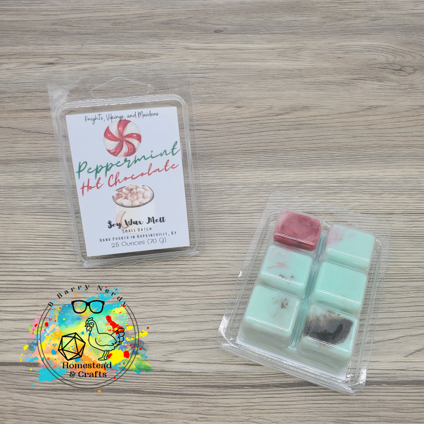 Peppermint Hot Chocolate, Soy Wax Melt