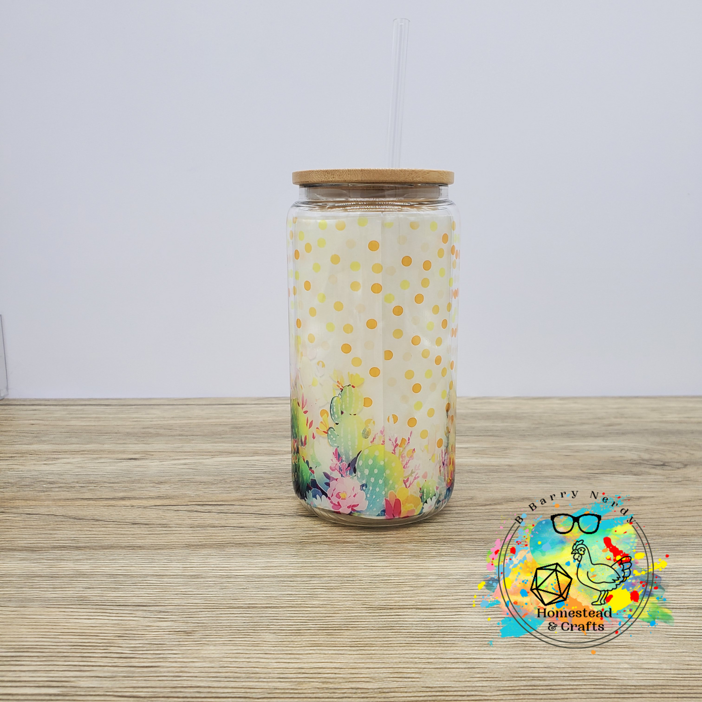 What the F*cculent, 16oz Sublimated Glass Can