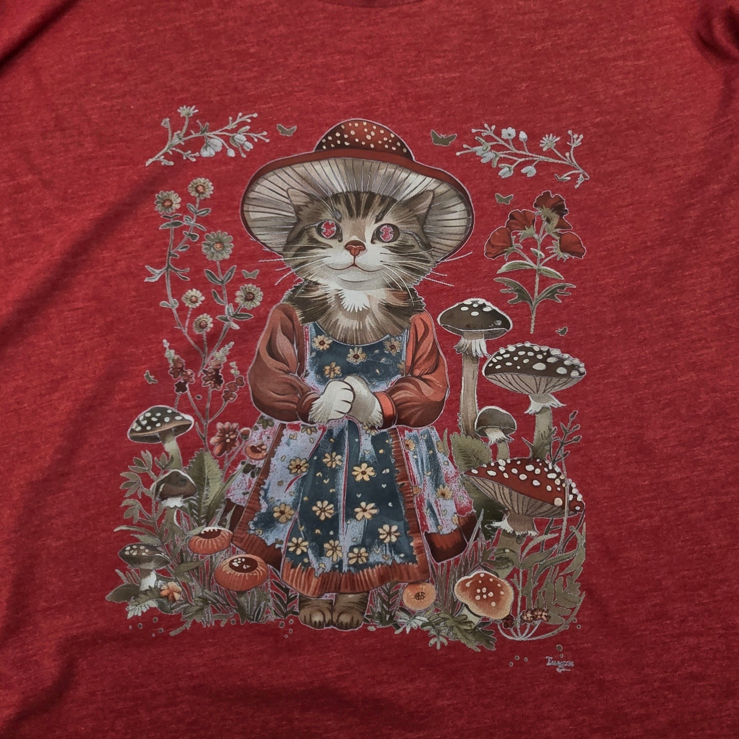 Cottage core Kitten DTF Shirt, Crew Neck, or Hoodie