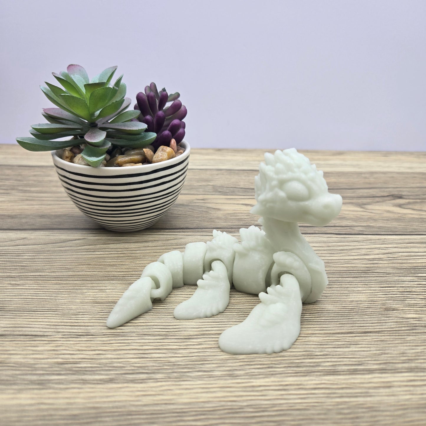 Flexi Lochness Monster- Glow in the Dark Green