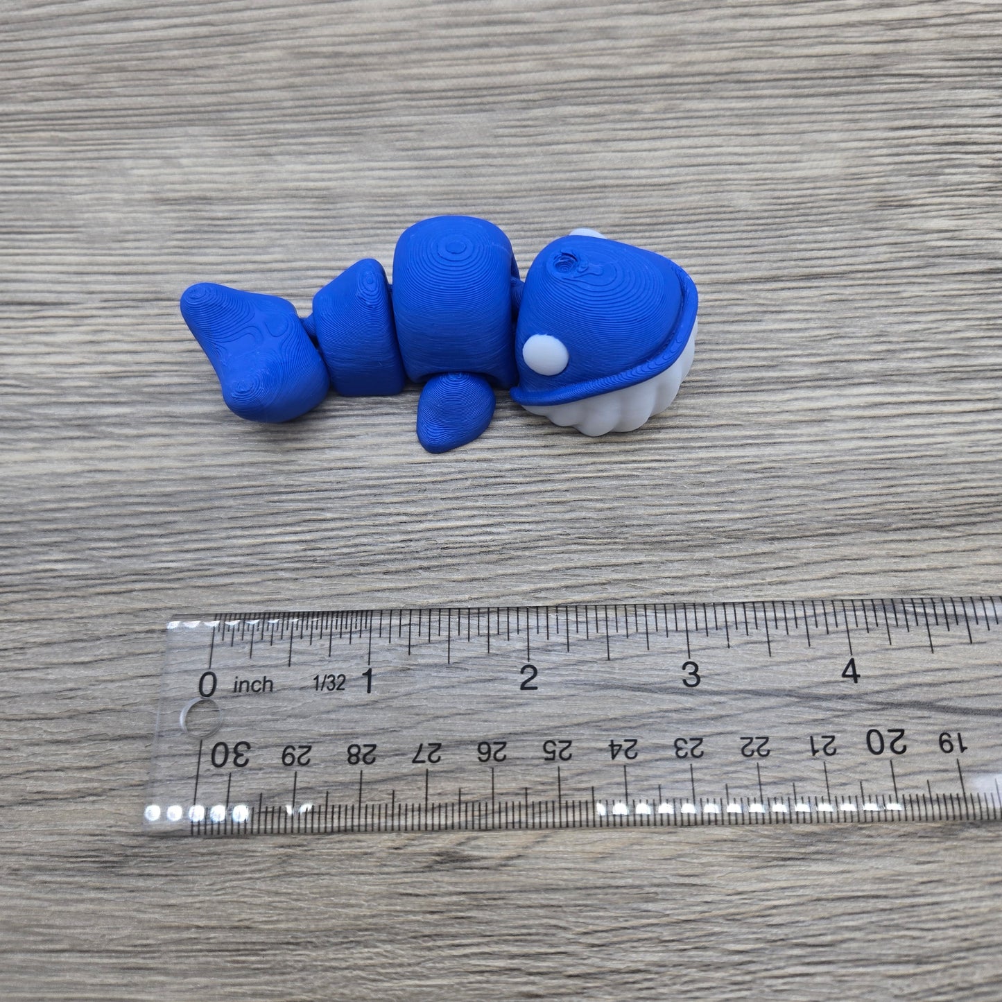 Blue Whale- Blue and White