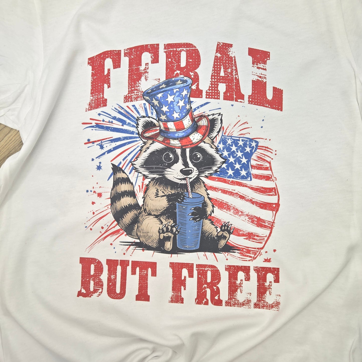 Feral but Free DTF Shirt, Crew Neck, or Hoodie
