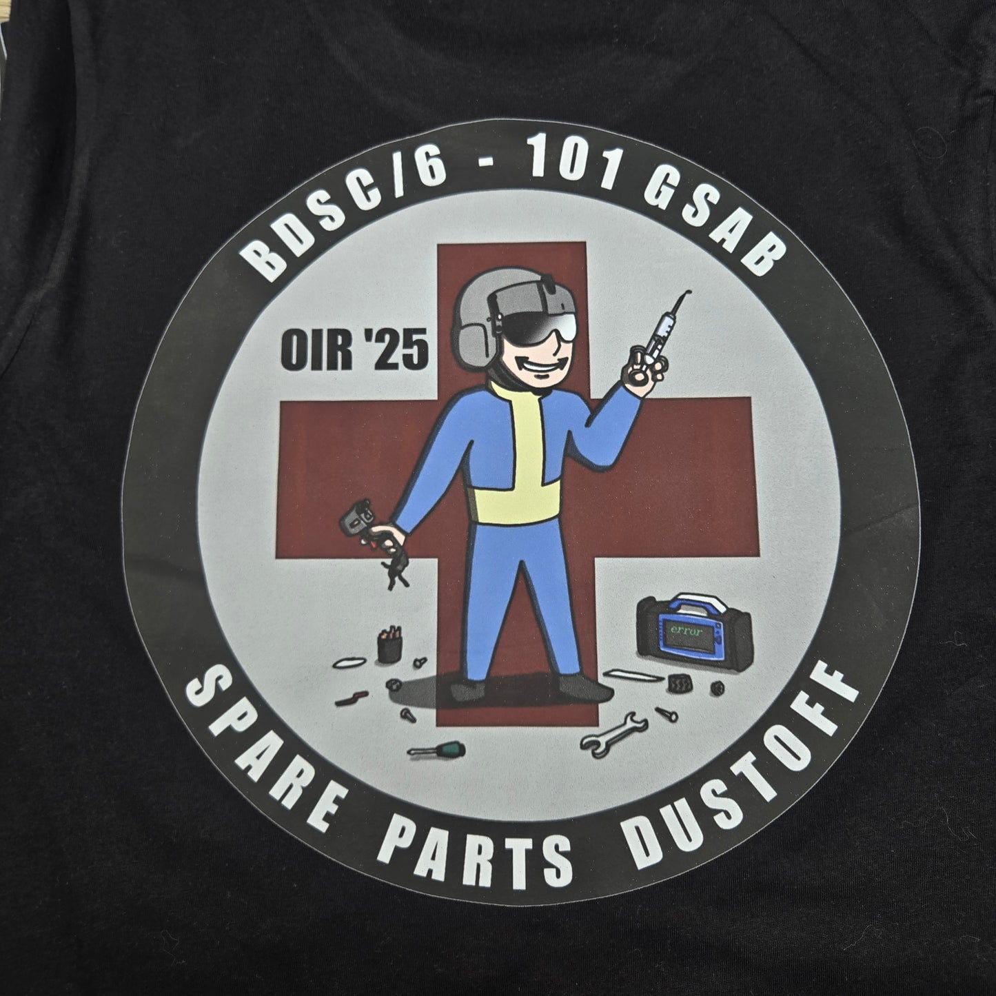 Spare Parts Dustoff- DTF Shirt or Crew Neck
