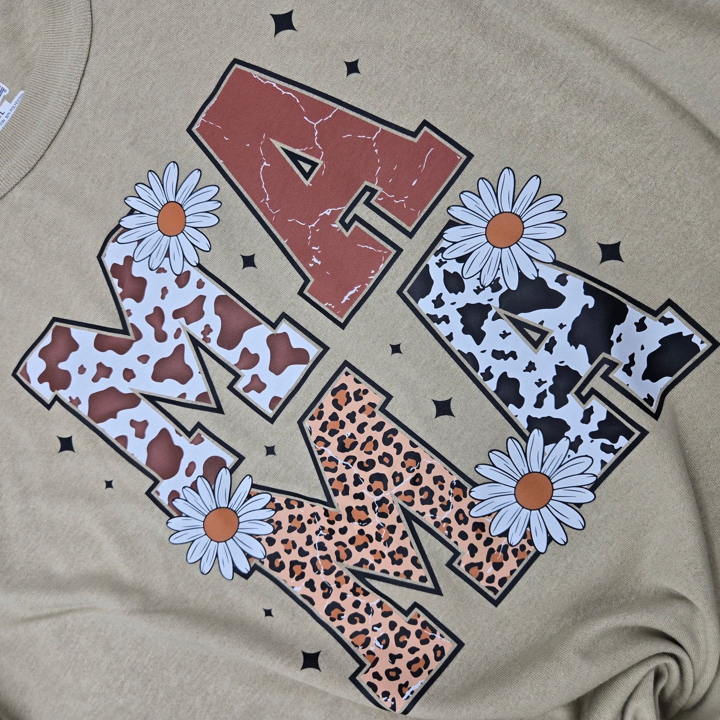 Animal Print Mama DTF Shirt, Crew Neck, or Hoodie