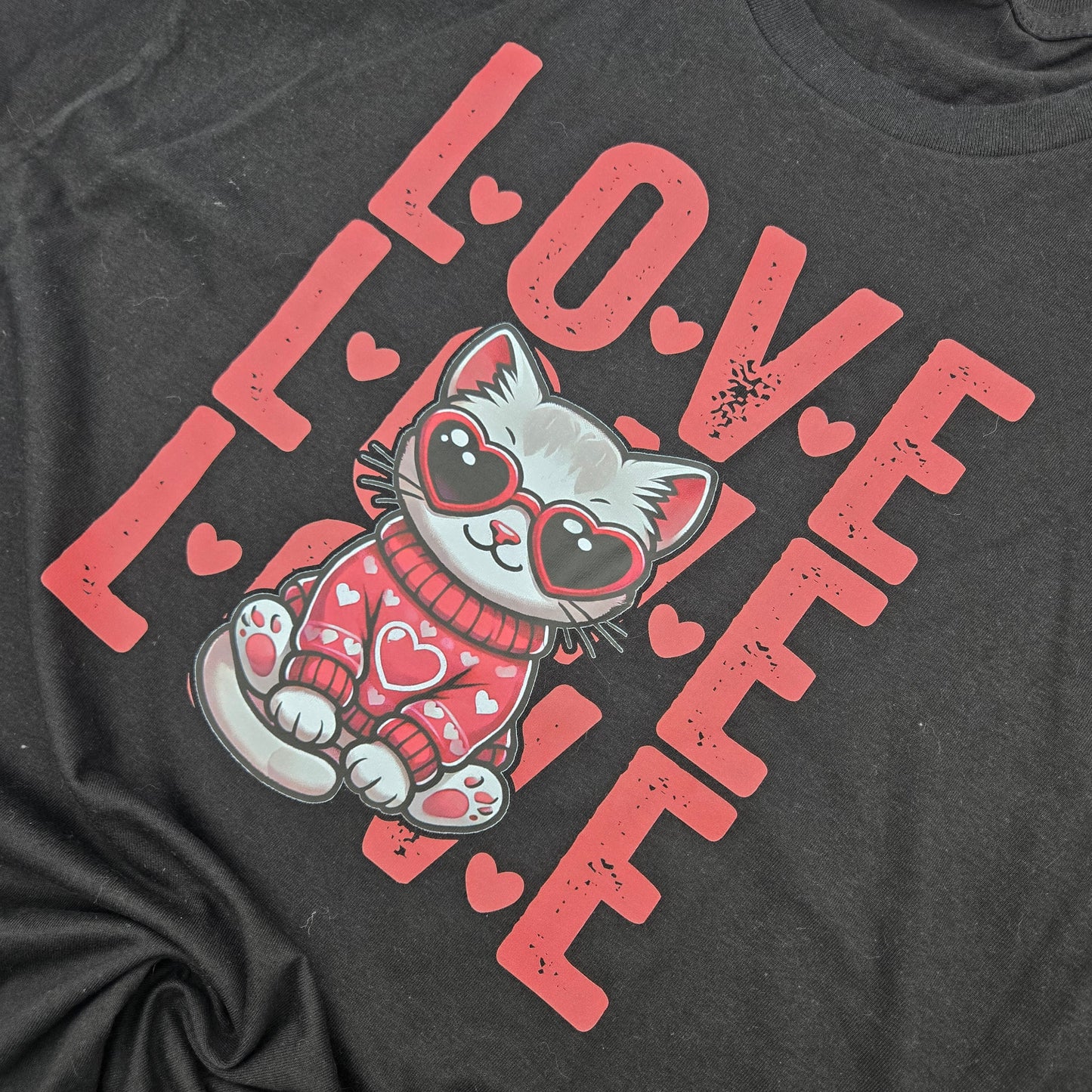 Kitty Love DTF Shirt, Crew Neck, or Hoodie
