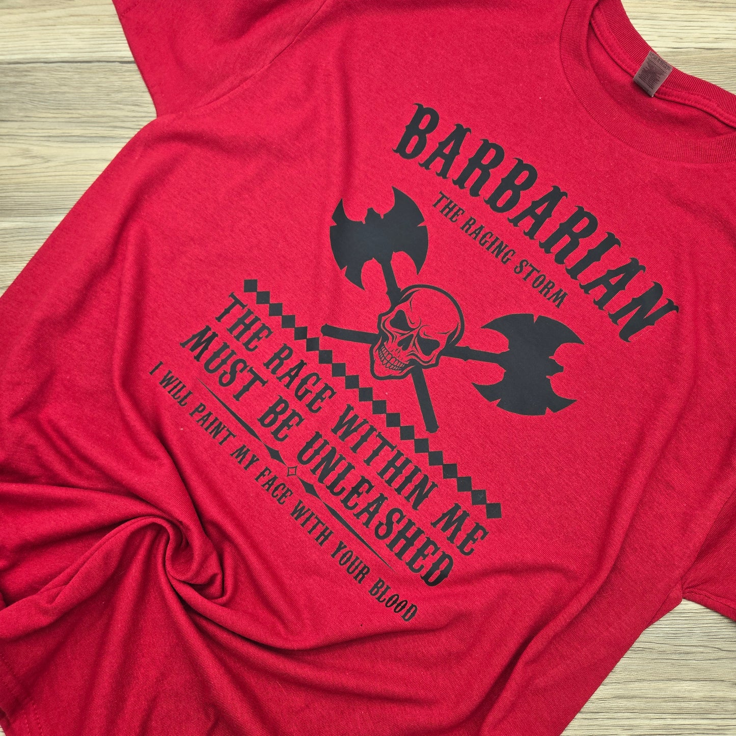 Barbarian Tabletop Gaming DTF Shirt, Crew Neck, or Hoodie