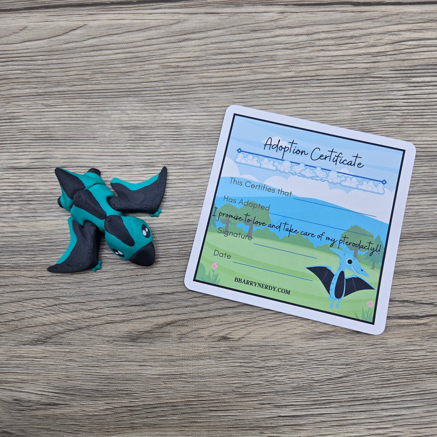 Flexie Pterodactyl- Teal