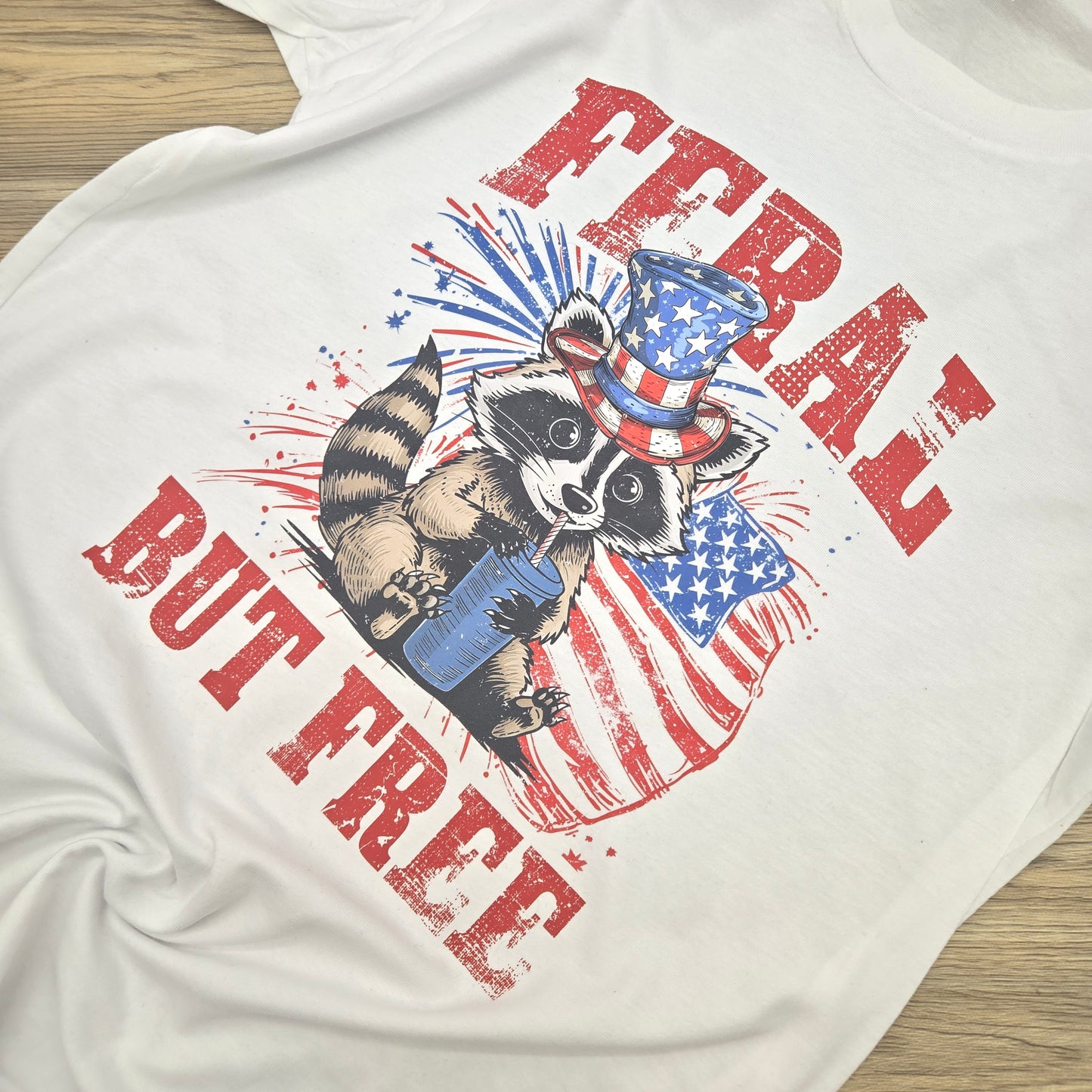 Feral but Free DTF Shirt, Crew Neck, or Hoodie
