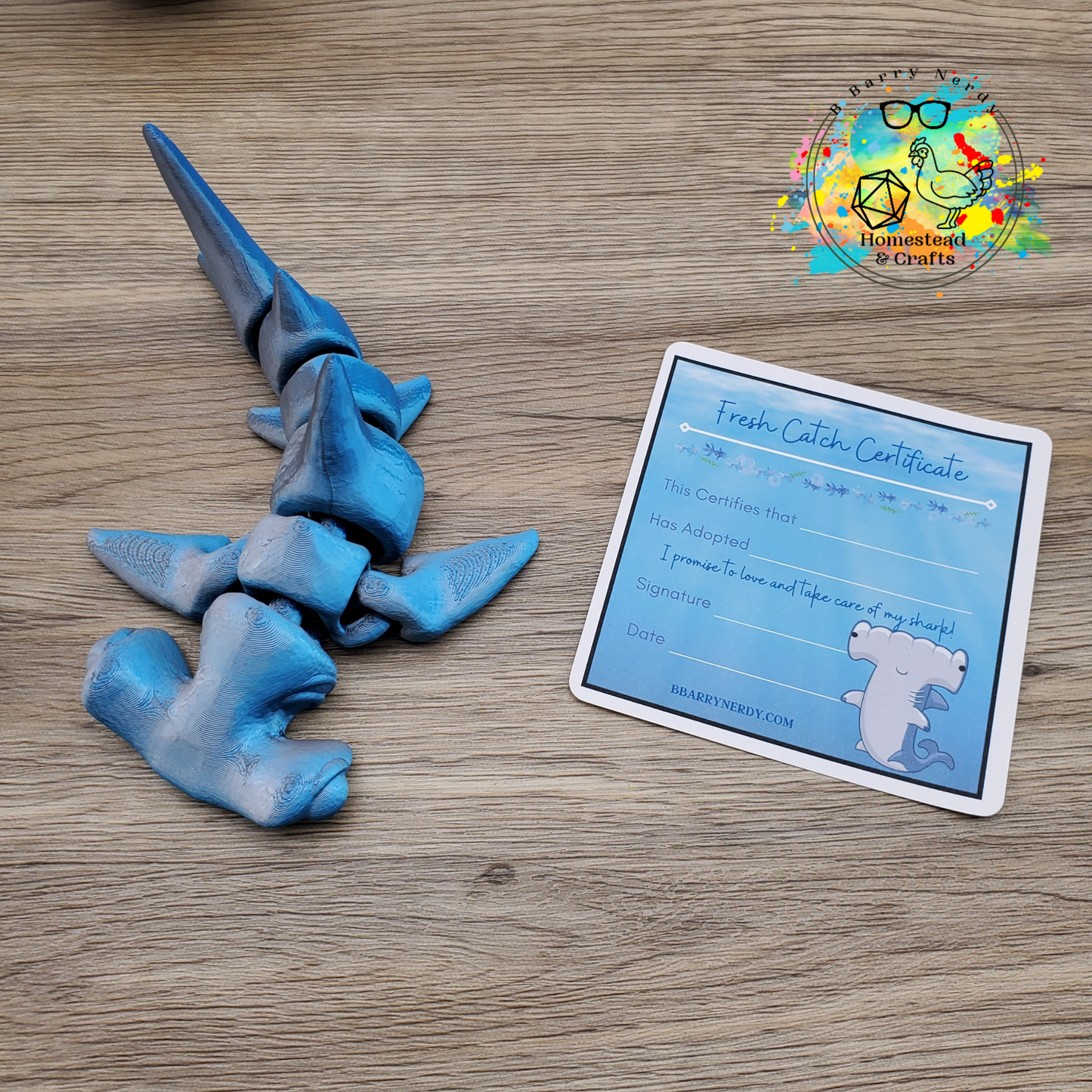 Flexi Hammerhead Shark- Bubblegum Pink