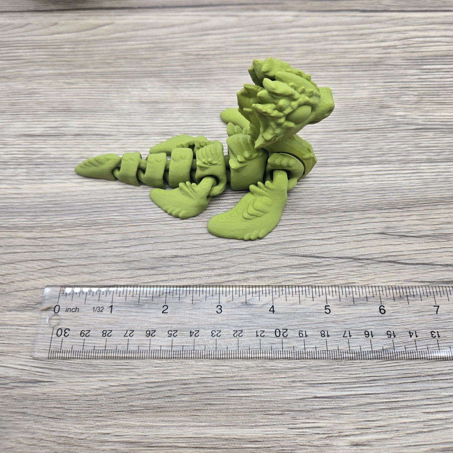 Flexi Lochness Monster- Glow in the Dark Green