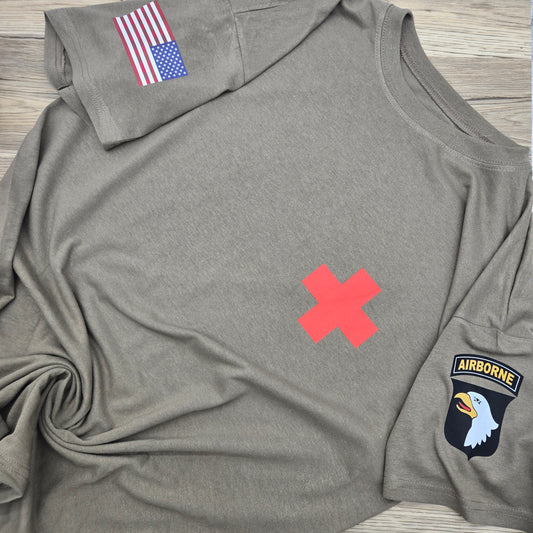 Spare Parts Dustoff- Tan Work Shirts