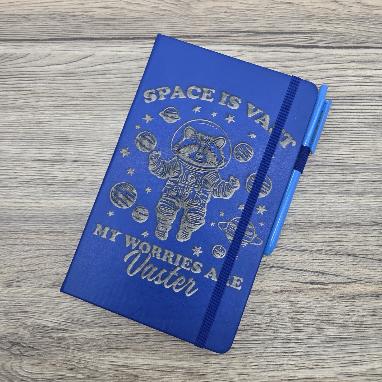 Space is Vast: Laser Engraved A5 Notebook