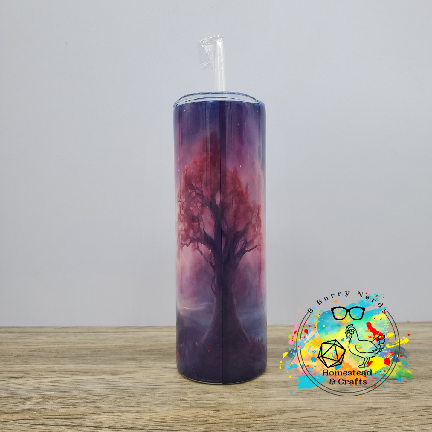 Fantasy Gingerbread House, 20oz Sublimated Steel Tumbler