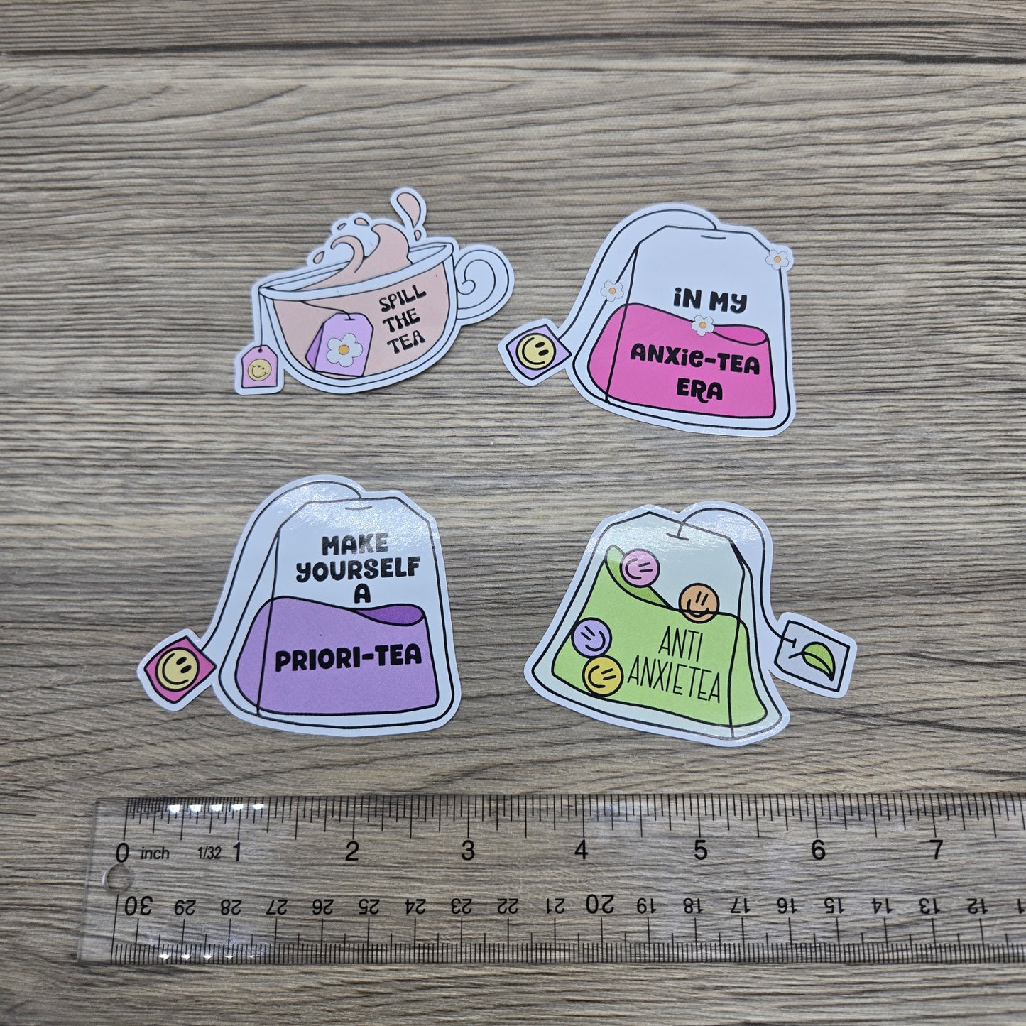 Your Choice of One Tea: Mental Health, Die Cut Vinyl Sticker