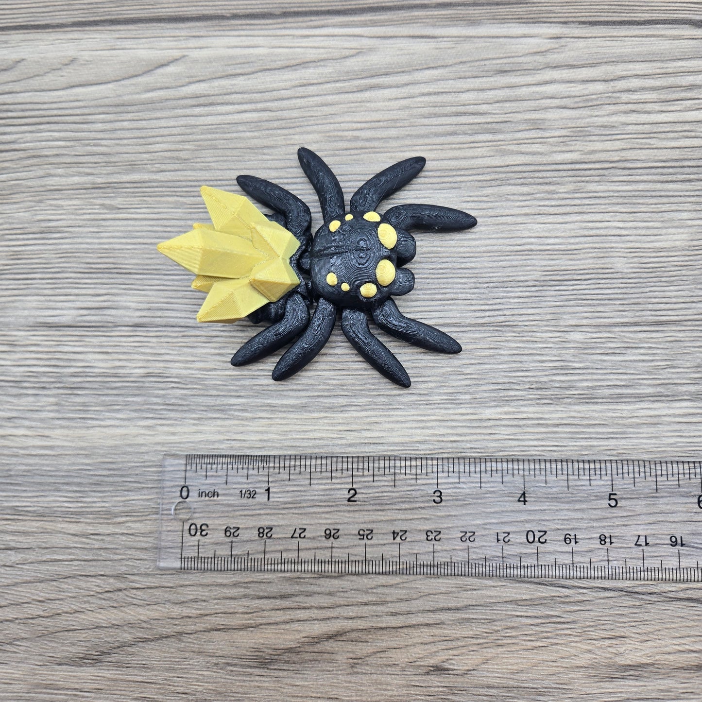Crystal Spider- Black and Gold