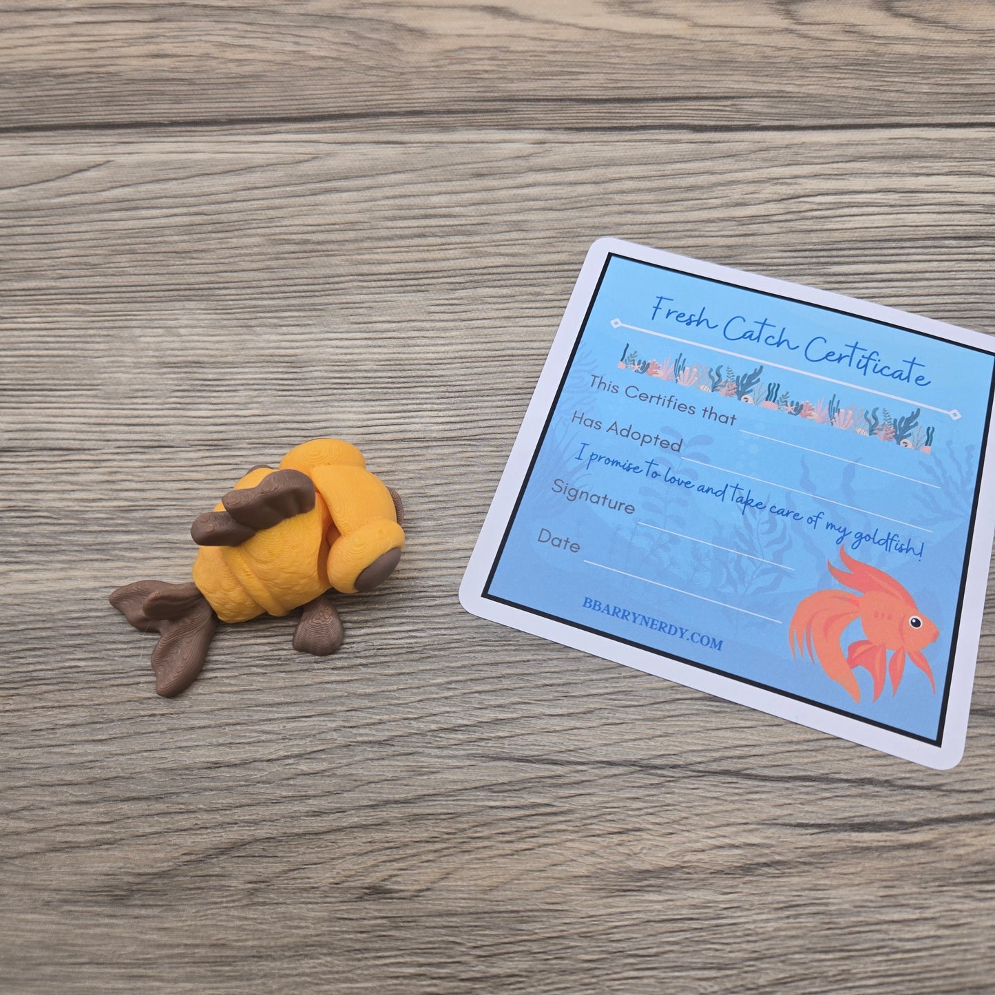 Goldfish- Orange and Brown