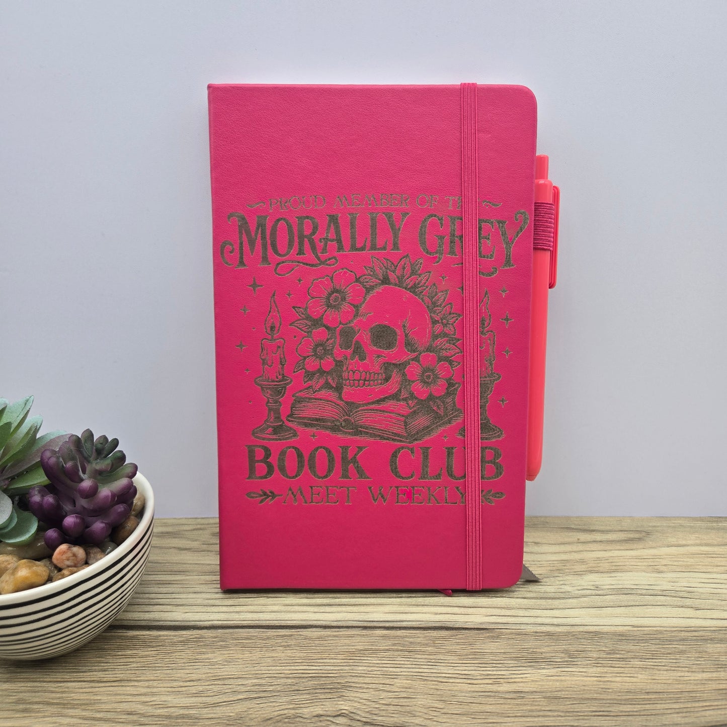 Morally Grey Book Club: Laser Engraved A5 Notebook