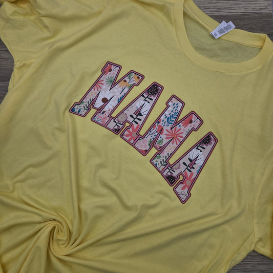 Floral Mama- DTF Shirt, Crew Neck, or Hoodie