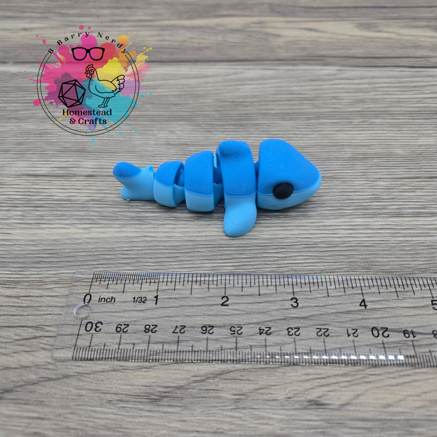 Mini Shark- Two Toned Blue *Limited Edition*
