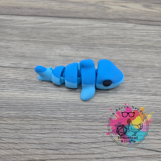 Mini Shark- Two Toned Blue *Limited Edition*