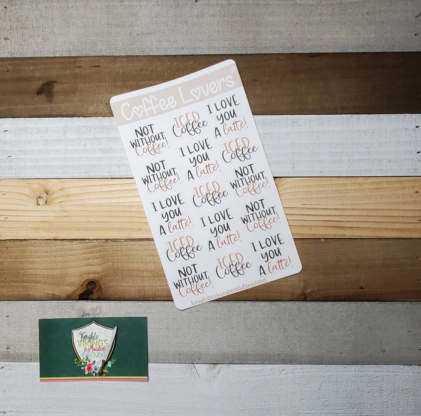 Coffee Lover Sticker Sheet, Coffee, Day Dates, Social Calendar Planning, Bullet Journal, Planning Stickers, Girl's Day