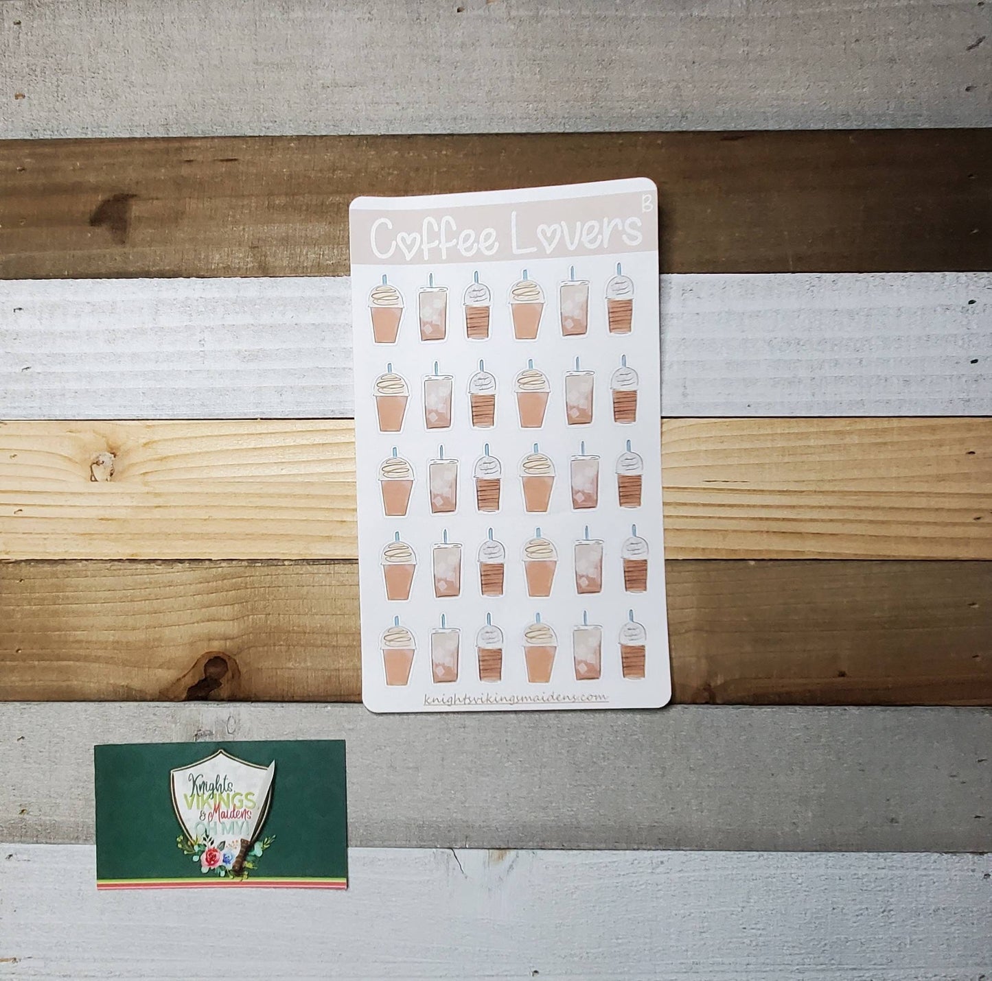 Coffee Lover Sticker Sheet, Coffee, Day Dates, Social Calendar Planning, Bullet Journal, Planning Stickers, Girl's Day