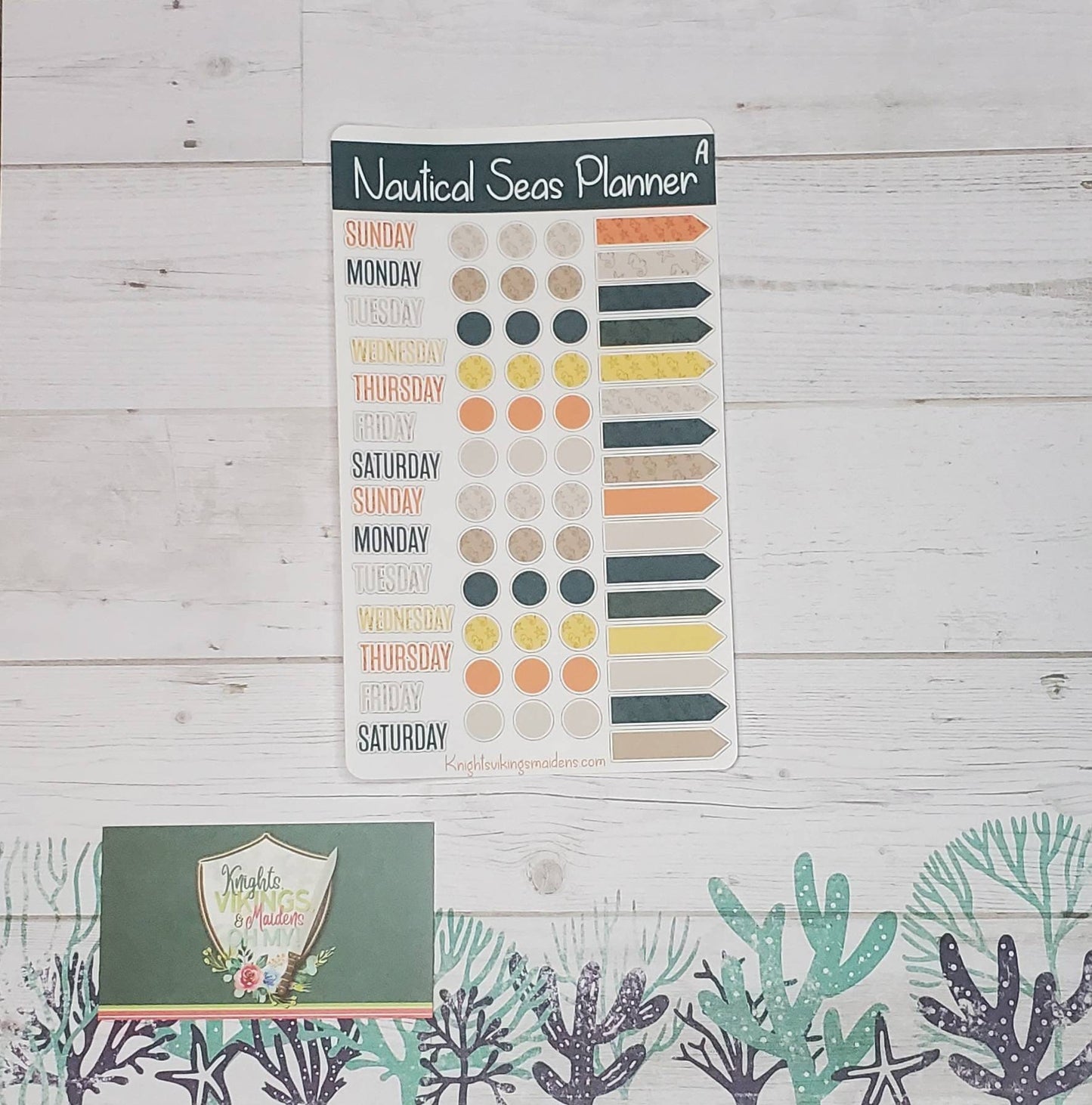Nautical Seas Sticker Sheet, Beach, Seven Seas, Yacht , Social Calendar Planning, Bullet Journal, Planning Stickers, Beach House