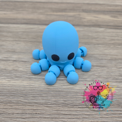 Blue Octopus Flexie