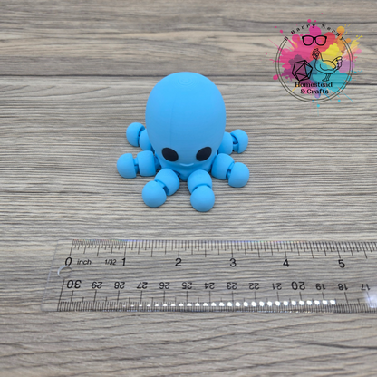 Blue Octopus Flexie