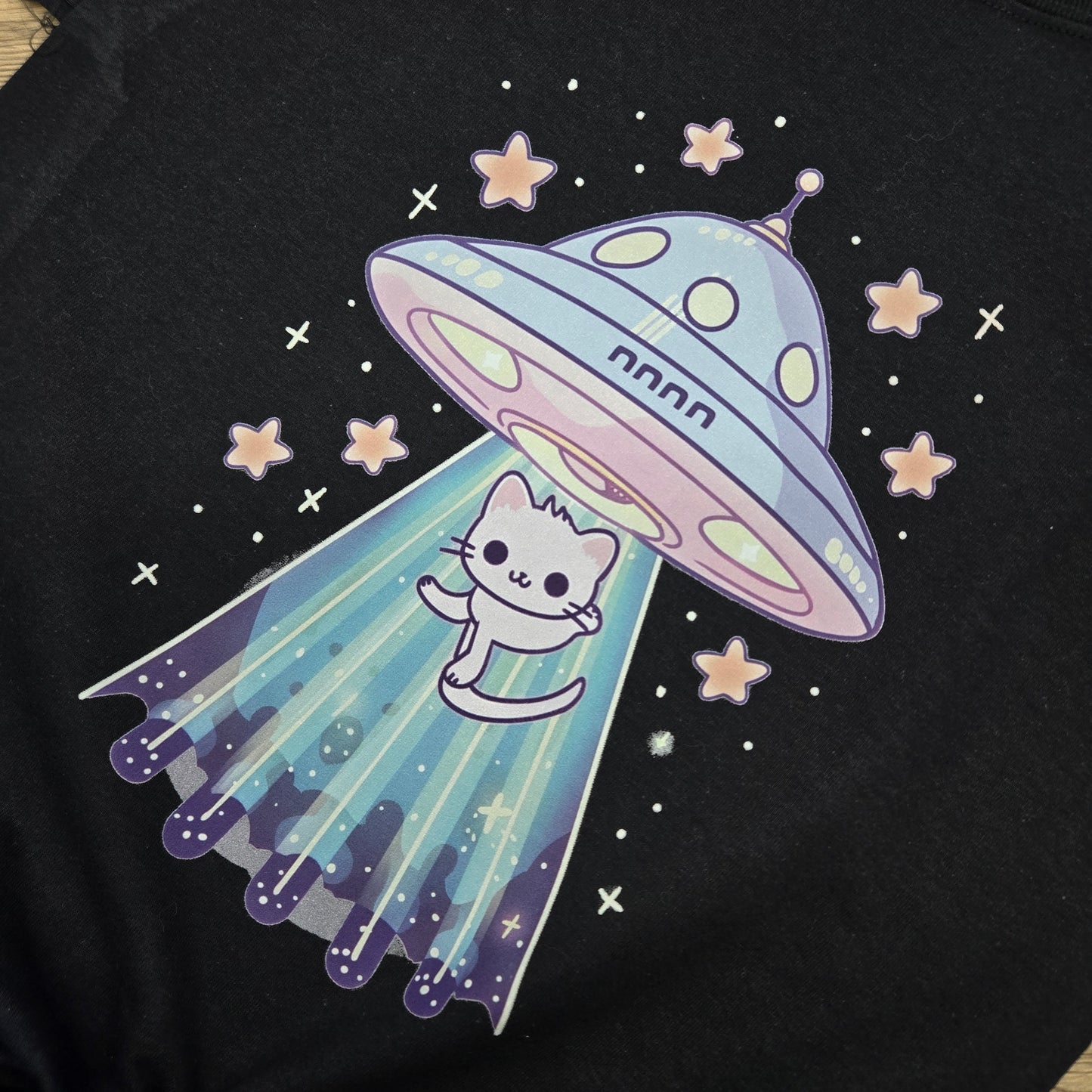 Ufo Cat DTF Shirt, Crew Neck, or Hoodie