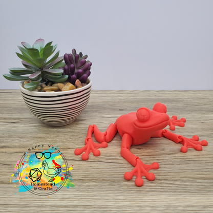 Flexi Frog- Tomato Red