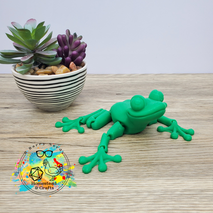 Flexi Frog- Grass Green