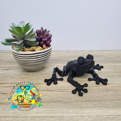 Flexi Frog- Black