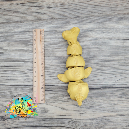 Flexi Icecream Narwhal- Gold
