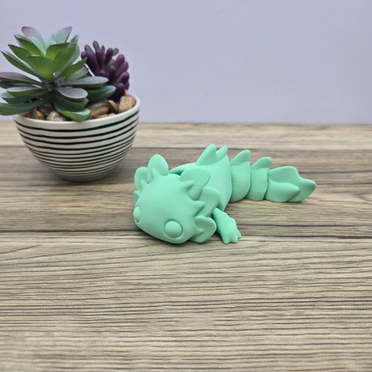 Axolotl- Matte Mint Green