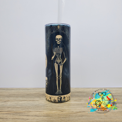 Death and Macabre, 20oz Sublimated Steel Tumbler