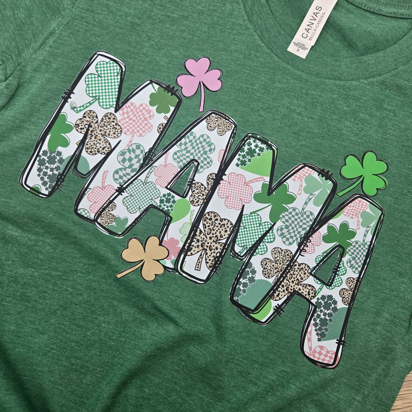 Shamrock Mama- DTF Shirt, Crew Neck, or Hoodie