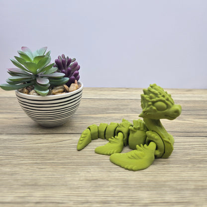Flexi Lochness Monster- Matte Military Green