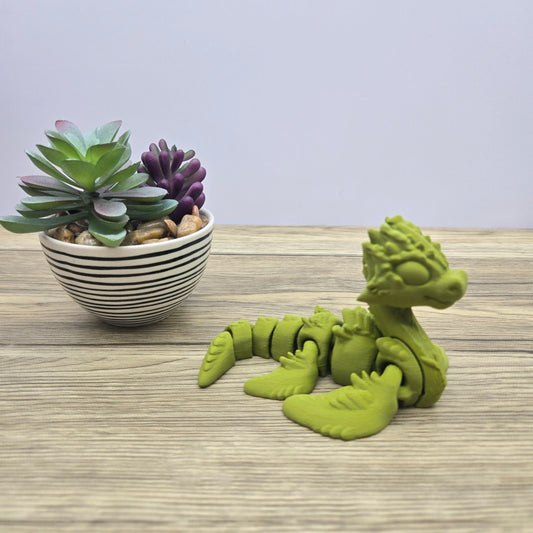 Flexi Lochness Monster- Matte Military Green