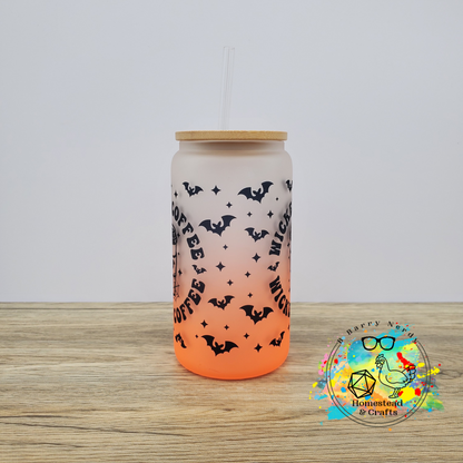 Wicked Coffee, 16oz Sublimated Glass Can