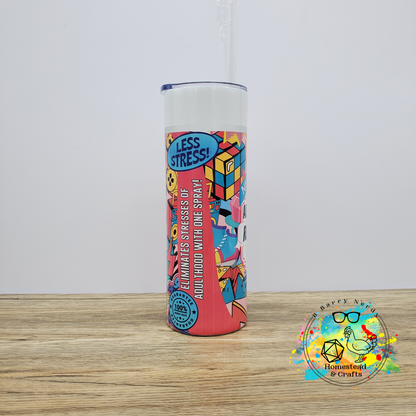 Adult Repellent Spray, 20 oz Sublimated Steel Tumbler