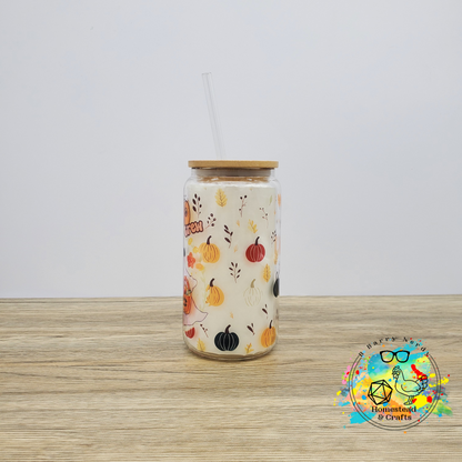 Boo Squad, 16oz Sublimated Glass Can