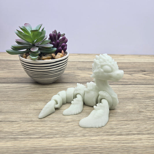 Flexi Lochness Monster- Glow in the Dark Green