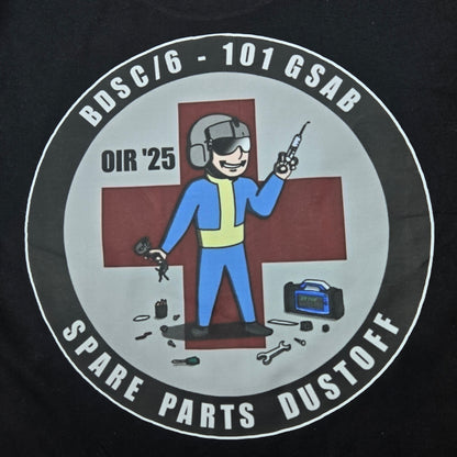 Spare Parts Dustoff- DTF Shirt or Crew Neck